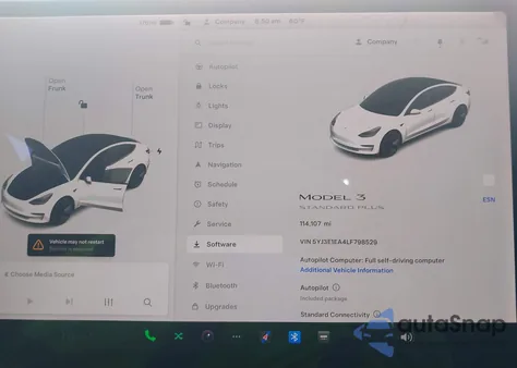 2020 Tesla Model 3 Standard Range Plus Rear-Wheel Drive/Standard Range Rear-Wheel Drive from USA, damaged, VIN 5YJ3E1EA4LF798529